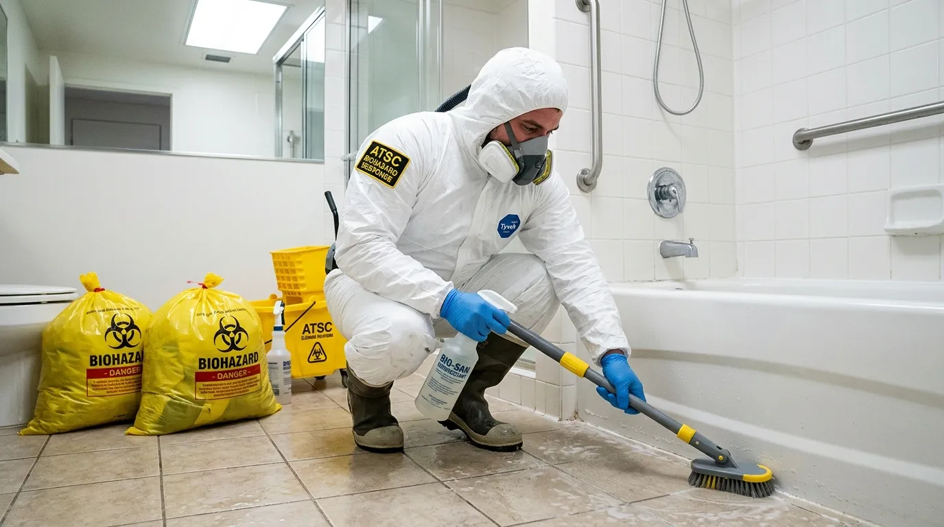 Decontamination equipment deployed for Blood Cleanup in Dania Beach